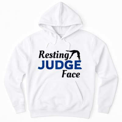 Resting Gymnastics Judge Face Raglan Baseball Hoodie