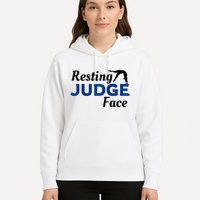 Resting Gymnastics Judge Face Raglan Baseball Hoodie