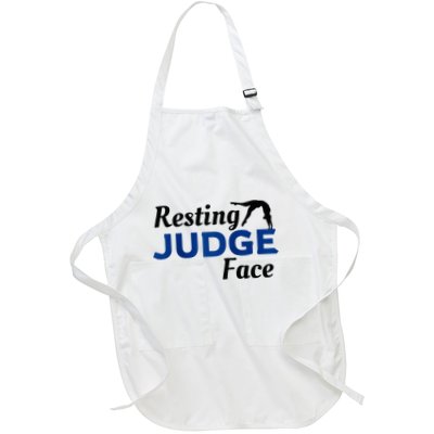 Resting Gymnastics Judge Face Raglan Baseball Apron