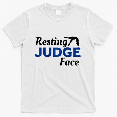 Resting Gymnastics Judge Face Raglan Baseball T-Shirt