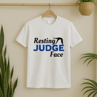 Resting Gymnastics Judge Face Raglan Baseball T-Shirt