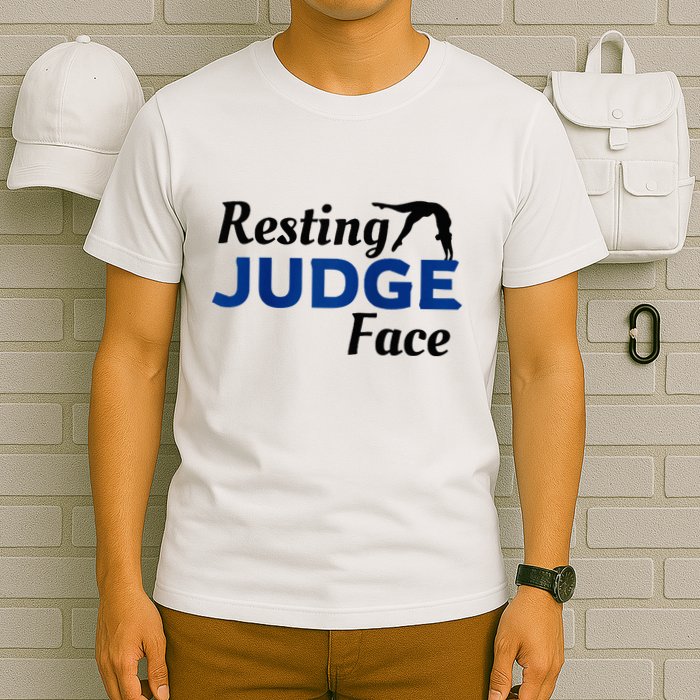 Resting Gymnastics Judge Face Raglan Baseball T-Shirt