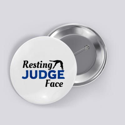 Resting Gymnastics Judge Face Raglan Baseball Button