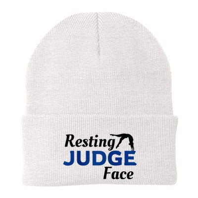 Resting Gymnastics Judge Face Raglan Baseball Beanie