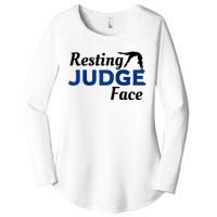 Resting Gymnastics Judge Face Raglan Baseball Women's Perfect Tri Tunic Long Sleeve Shirt