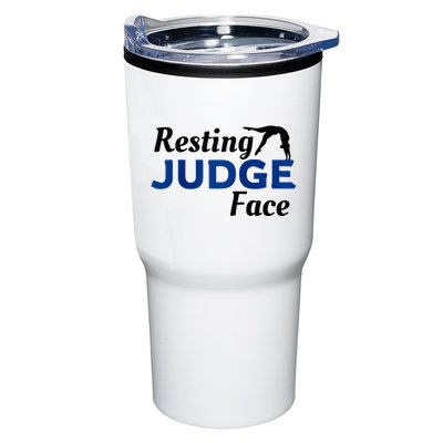 Resting Gymnastics Judge Face Raglan Baseball Tumbler