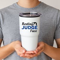 Resting Gymnastics Judge Face Raglan Baseball Tumbler
