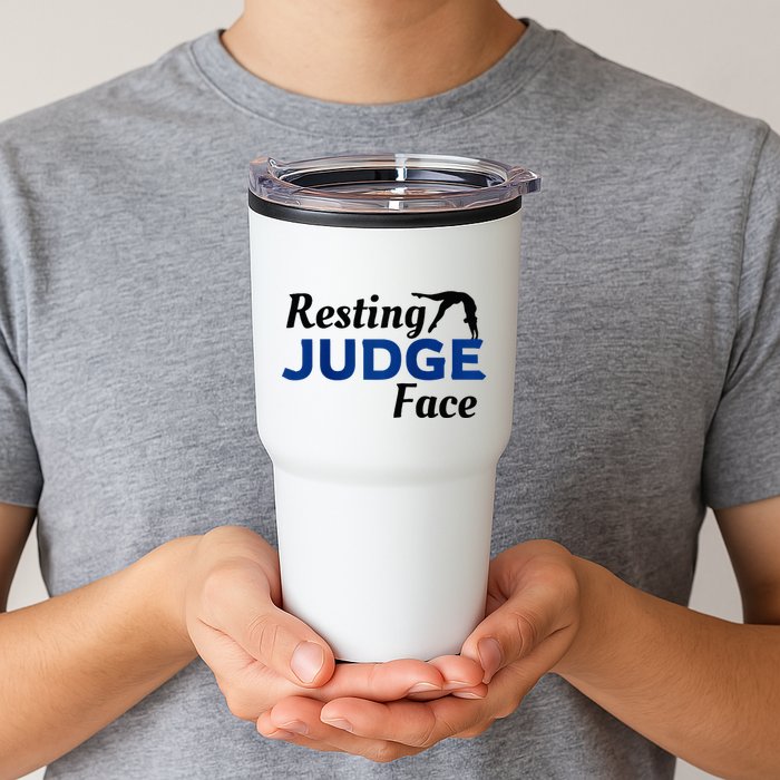 Resting Gymnastics Judge Face Raglan Baseball Tumbler