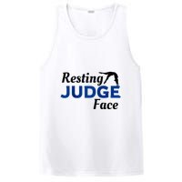 Resting Gymnastics Judge Face Raglan Baseball PosiCharge Competitor Tank