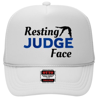 Resting Gymnastics Judge Face Raglan Baseball Trucker Hat