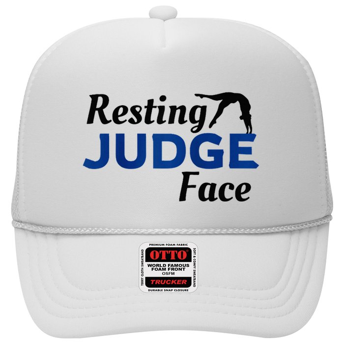Resting Gymnastics Judge Face Raglan Baseball Trucker Hat