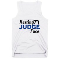 Resting Gymnastics Judge Face Raglan Baseball Tank Top