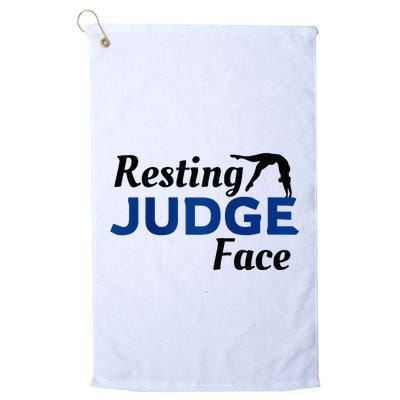 Resting Gymnastics Judge Face Raglan Baseball Golf Towel