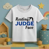 Resting Gymnastics Judge Face Raglan Baseball Toddler T-Shirt