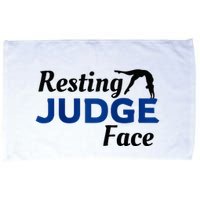 Resting Gymnastics Judge Face Raglan Baseball Microfiber Hand Towel