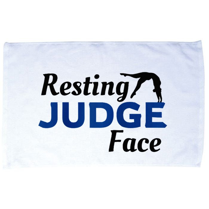 Resting Gymnastics Judge Face Raglan Baseball Microfiber Hand Towel