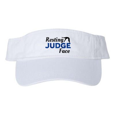 Resting Gymnastics Judge Face Raglan Baseball Visor