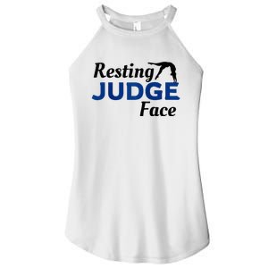 Resting Gymnastics Judge Face Raglan Baseball Women's Perfect Tri Rocker Tank