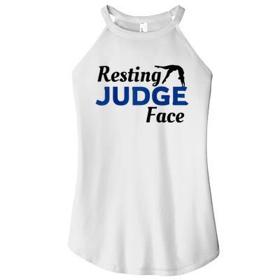 Resting Gymnastics Judge Face Raglan Baseball Women's Perfect Tri Rocker Tank