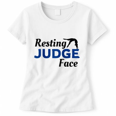 Resting Gymnastics Judge Face Raglan Baseball Womens T-Shirt