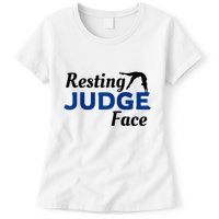 Resting Gymnastics Judge Face Raglan Baseball Womens T-Shirt