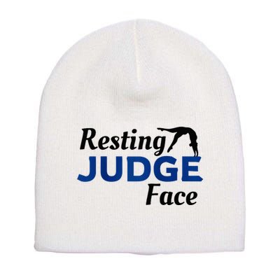 Resting Gymnastics Judge Face Raglan Baseball Short Acrylic Beanie