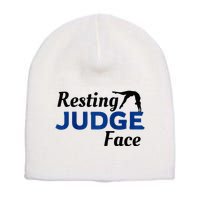 Resting Gymnastics Judge Face Raglan Baseball Short Acrylic Beanie