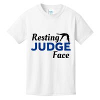 Resting Gymnastics Judge Face Raglan Baseball Kids T-Shirt