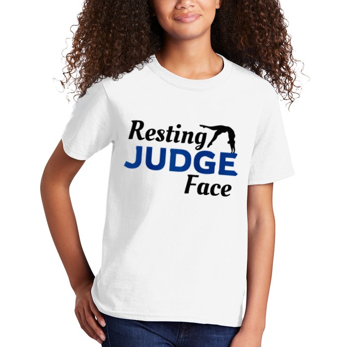 Resting Gymnastics Judge Face Raglan Baseball Kids T-Shirt