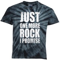 Rockhounds Gear Just One More Rock Rockhounding Minerals Kids Tie-Dye T-Shirt