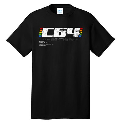 Retro Gaming Konsole C64 Computer Ready Tall T-Shirt