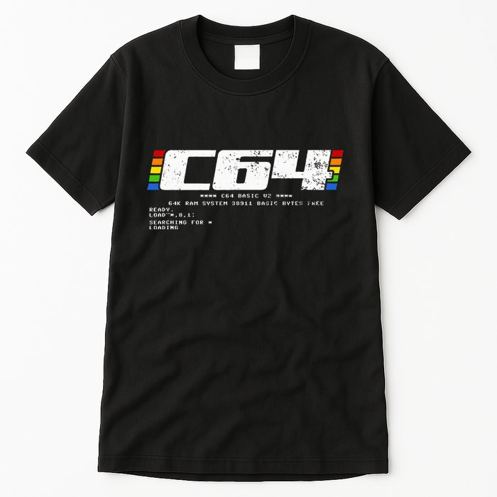 Retro Gaming Konsole C64 Computer Ready Tall T-Shirt