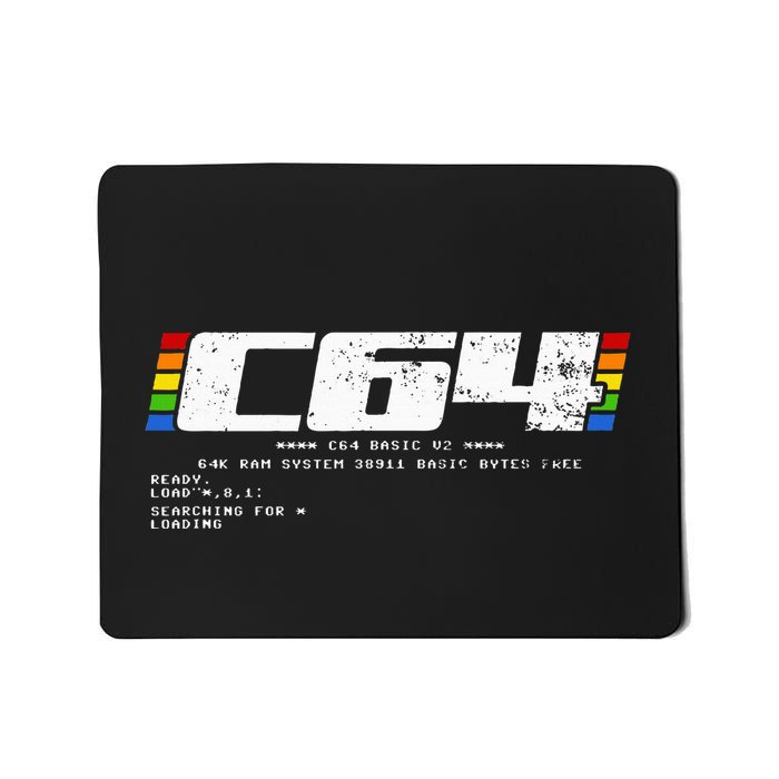 Retro Gaming Konsole C64 Computer Ready Mousepad