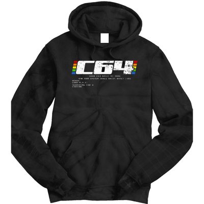 Retro Gaming Konsole C64 Computer Ready Tie Dye Hoodie