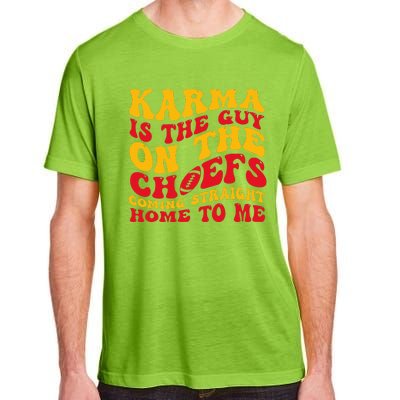 Retro Groovy Karma Is the Guy on the Chief  Adult ChromaSoft Performance T-Shirt