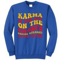 Retro Groovy Karma Is the Guy on the Chief  Sweatshirt