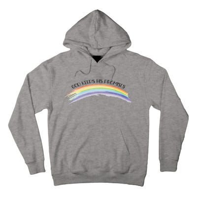 Rainbow God Keeps His Promises Christian Religious Faith Tall Hoodie