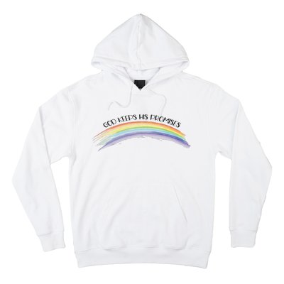 Rainbow God Keeps His Promises Christian Religious Faith Hoodie