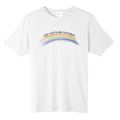 Rainbow God Keeps His Promises Christian Religious Faith Tall Fusion ChromaSoft Performance T-Shirt