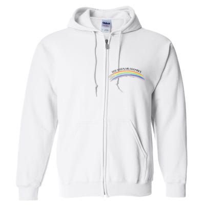 Rainbow God Keeps His Promises Christian Religious Faith Full Zip Hoodie