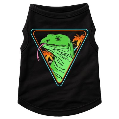 Retro Geometric Komodo Monitor Lizard Lover Komodo Dragon Doggie Tank