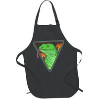 Retro Geometric Komodo Monitor Lizard Lover Komodo Dragon Apron