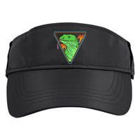 Retro Geometric Komodo Monitor Lizard Lover Komodo Dragon Adult Drive Performance Visor