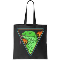 Retro Geometric Komodo Monitor Lizard Lover Komodo Dragon Bag