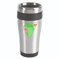 Retro Geometric Komodo Monitor Lizard Lover Komodo Dragon 16oz Travel Tumbler