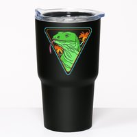 Retro Geometric Komodo Monitor Lizard Lover Komodo Dragon Tumbler