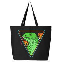 Retro Geometric Komodo Monitor Lizard Lover Komodo Dragon 25L Jumbo Tote