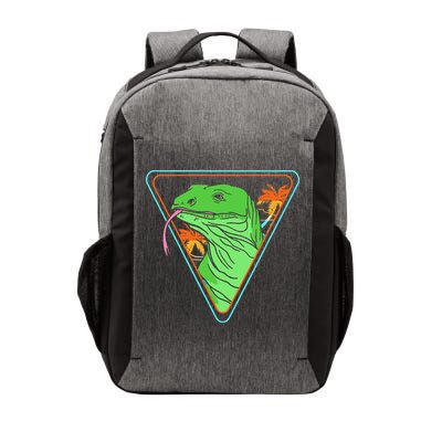 Retro Geometric Komodo Monitor Lizard Lover Komodo Dragon Vector Backpack