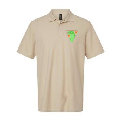Retro Geometric Komodo Monitor Lizard Lover Komodo Dragon Polo