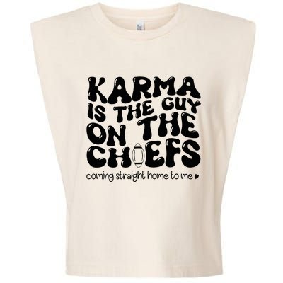 Retro Groovy Karma Is the Guy on the Chief  Garment-Dyed Women's Muscle Tee